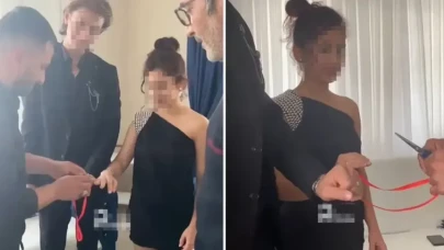 Sosyal medya yıkıldı! Küçücük çocukları nişanladılar