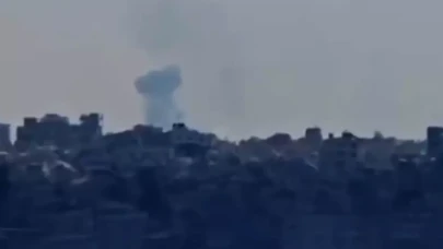 İsrail savaş uçakları Gazze'yi vurdu