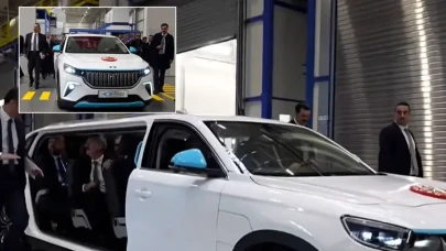 Altay Tankı Töreninde İlk Gösterim: Cumhurbaşkanı Erdoğan, Limuzin Togg’la Geldi