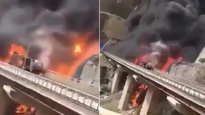 Umreden dönüyorlardı: Otobüs tankere çarptı 45 kişi hayatını kaybetti