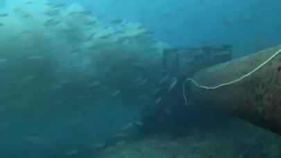 Su altı kamerasıyla belgelendi: Çanakkale Boğazı’nda pis su denize akıtılıyor