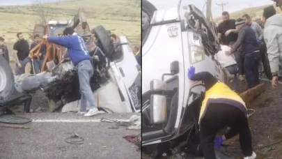 Kayseri'de yolcu otobüsüyle kamyonet çarpıştı: 1 kişi hayatını kaybetti, 2 yaralı