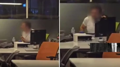 BEIN Sports'a yapılan silahlı baskından ilk görüntü