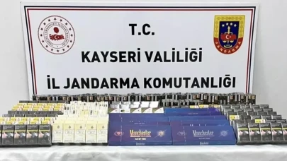 Kayseri’de 500 paket kaçak sigara ele geçirildi