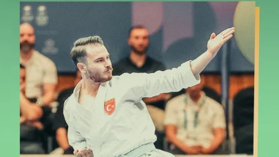 Milli Karateci Enes Özdemir'den altın madalya