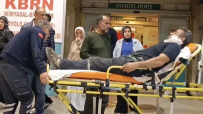 Bursa'da feci kaza: Römork halatı koptu, demir parçası yüzüne saplandı