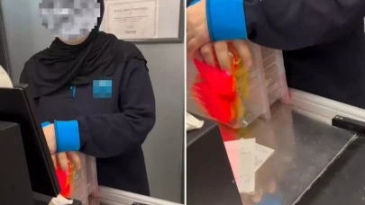 Zincir markette tarihi geçmiş ürün tepkisi: Çalışan kamerayı görünce uzaklaştı