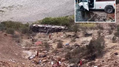 Peru'da feci otobüs kazası: 37 ölü, 13 yaralı
