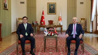 TBMM Başkanı Numan Kurtulmuş, Kore Meclis Başkanı ile bir araya geldi