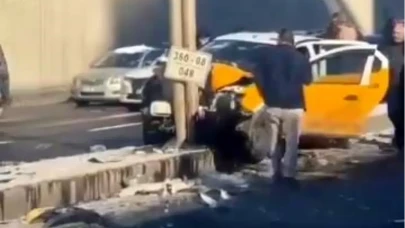 Buzlanma kazayı beraberinde getirdi