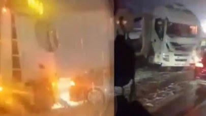 Bolu Dağı’nda kar kabusu! Tünel çıkışında 6 araçlı zincirleme kaza