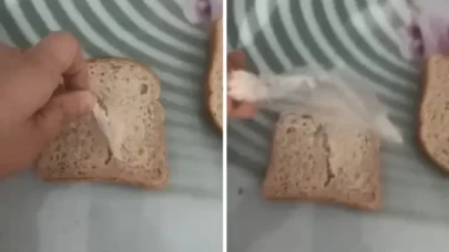 Marketten aldığı ekmeği bölünce şoke oldu: İçinden öyle bir şey çıktı ki..