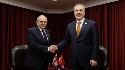Bakan Hakan Fidan, Lübnan Başbakanı Selam ile bir araya geldi
