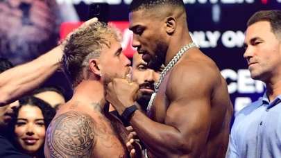 6. rauntta nakavt! Anthony Joshua, Jake Paul’ü ringde devirdi