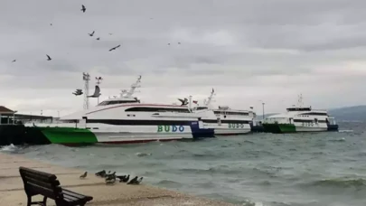 BUDO seferleri olumsuz hava koşulları nedeniyle iptal edildi