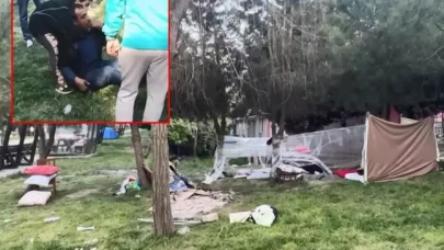 Deprem nedeniyle parkta kalan eşi ve baldızını silahla vurdu