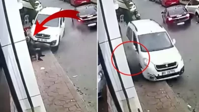 Yaşlı adam kaldırımda otururken feci şekilde can verdi!