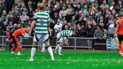 Celtic taraftarından ilginç protesto!