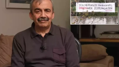 Sırrı Süreyya Önder'in kaldığı hastanenin karşısına asılan afişler dikkat çekti