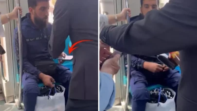 Marmaray sapığı! Yaptığı rezilliği diğer yolcular fark etti