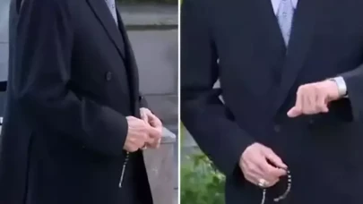 MHP lideri Devlet Bahçeli, Cumhurbaşkanı Erdoğan'ı elinde tespihle bekledi