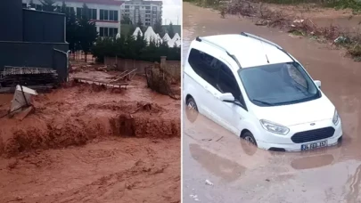 Kırıkkale'de sel felaketi! Ev ve iş yerleri sular altında kaldı