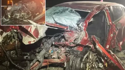 Katliam gibi kaza! 4 kişi feci şekilde can verdi