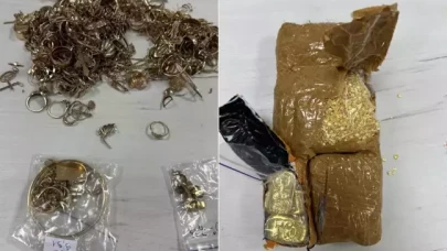 Kilolarca altın Türkiye sınırında yakalandı