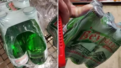 6'lı maden suyunu inceledi, gördüğü manzara karşısında şoke oldu