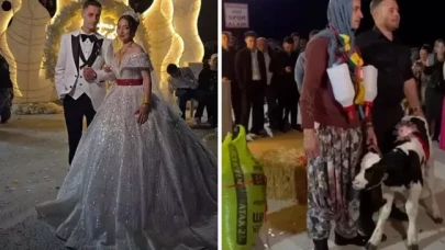 Damat çaresizce bekledi, düğünde takılanlar herkesi şoke etti