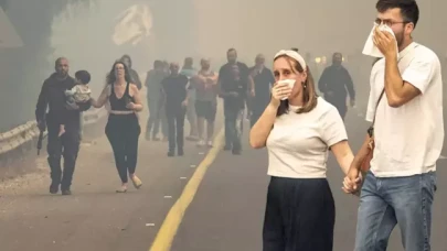 Kudüs ile Tel Aviv arasındaki yangında büyük alan küle döndü