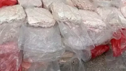 Şırnak'ta kamyon kasasında 2,5 ton kaçak et ele geçirildi