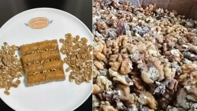 Ünlü baklavacının kurtlu ceviz skandalı büyüyor!