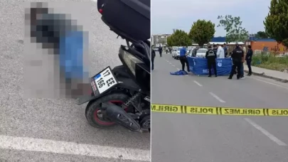 Araçla önünü kestiği eşinin kafasına sıktı