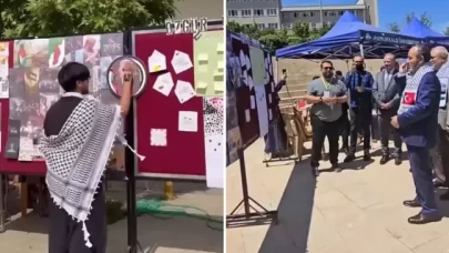 Pamukkale Üniversitesi'nde Filistin'e destek için düzenlenen etkinlik tepki topladı