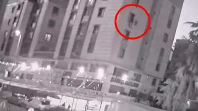 Dairede doğalgaz parladı, panikleyip 7'nci kattan atladı