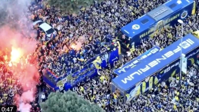 Fenerbahçe'nin EuroLeague zaferi: Bağdat Caddesi’nde sarı-lacivert coşku