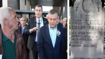 Özgür Özel'e yumruk atan saldırganın katlettiği oğlunun mezarındaki sözler dikkat çekti