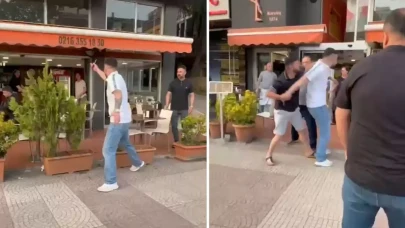 Trafik kazasının ardından ortaya çıkan şiddet olayı korkuttu