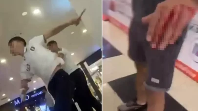 AVM’de dehşet: “Yan bakma” tartışması kanlı bitti!