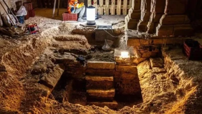 Saint-Philibert Kilisesi’nde tarihi keşif: 400 Yıllık mühürlü mezar ortaya çıktı!