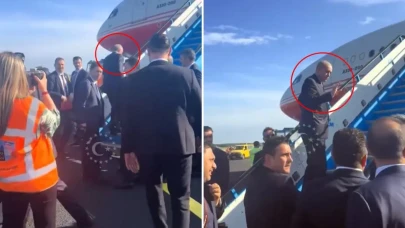 Cumhurbaşkanı Erdoğan'ı tam uçağa binerken yakalayıp bakın ne istedi