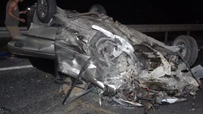 Düğün yolunda korkunç kaza! Haydar Aslan ve eşi Ecemnur Deniz Aslan öldü