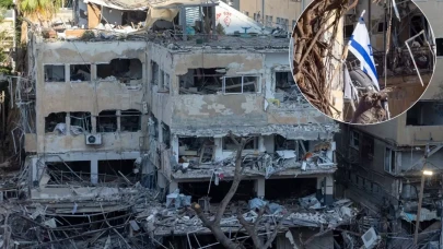 İran'ın vurduğu Tel Aviv'de büyük yıkım