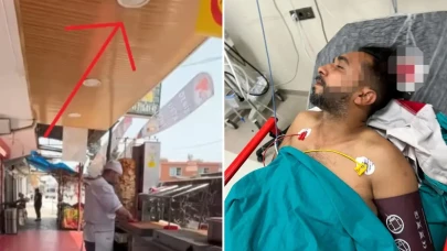 Adana’da dürüm yerken başına kurşun isabet etti!