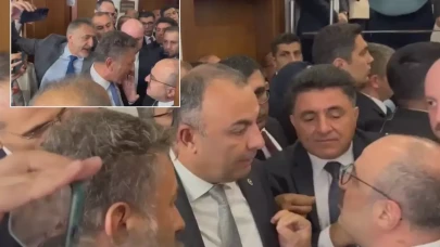 TBMM'de arbede! Vekiller birbirine girdi