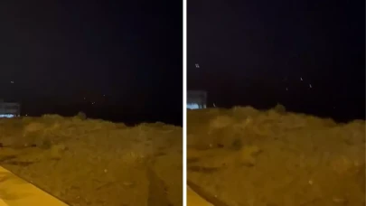 İran'ın İsrail'e fırlattığı füzeler Hatay'dan görüldü