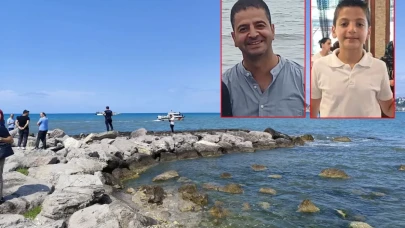 Giresun sahilinde Baba-oğul denizde can verdi!