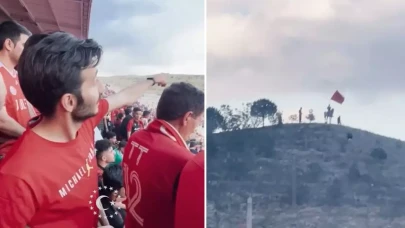 İran ligindeki Türk takımının stadında çekilen görüntü tüyleri diken diken etti