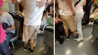 Metroda evli kadına 'süslenmiş gelmiş' deyince ortalık karıştı